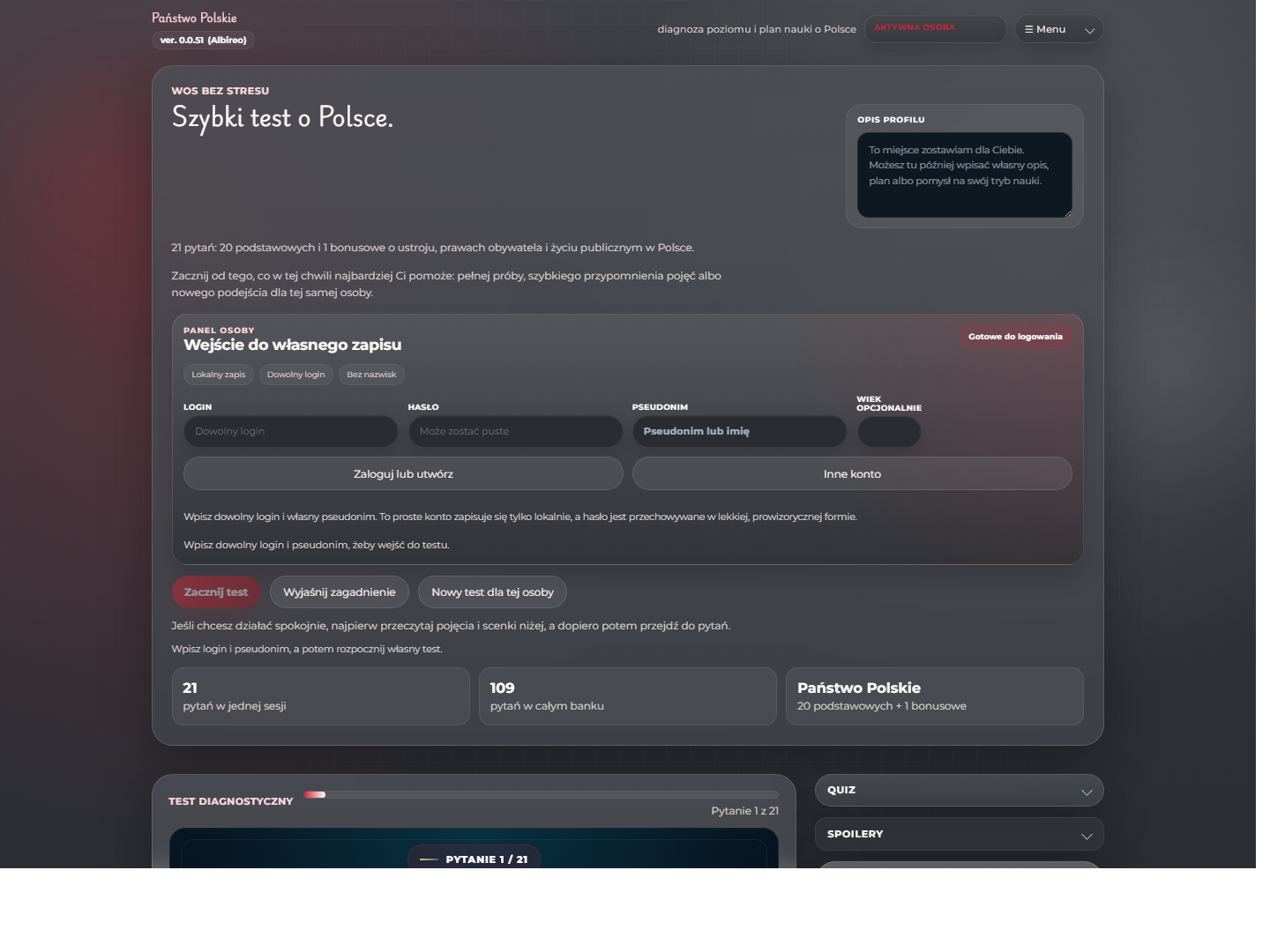 Państwo Polskie czyli quiz WOS o instytucjach i prawie